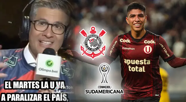 Universitario visita a Corinthians por la Copa Sudamericana 2023