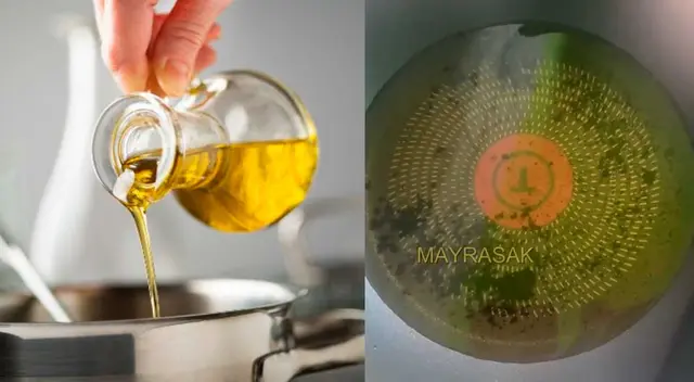 Truco para limpiar aceite quemado o sucio en cuestión de segundos. Truco para limpiar aceite quemado o sucio en cuestión de segundos.