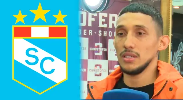 Christofer Gonzales se refirió a la posibilidad de llegar a Sporting Cristal
