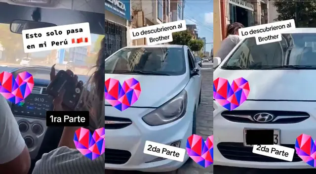 Una mujer tomó la decisión de perseguir a su novio para encontrarlo con otra persona.