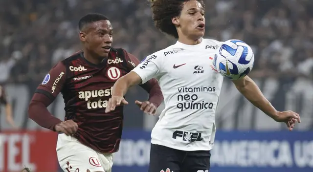 Universitario perdió ante Corinthians por la ida de los playoffs de la Conmebol Sudamericana