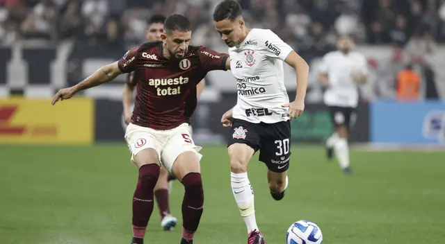 Universitario cayó 1-0 de visita ante Corinthians por la ida de los playoffs de la Conmebol Sudamericana