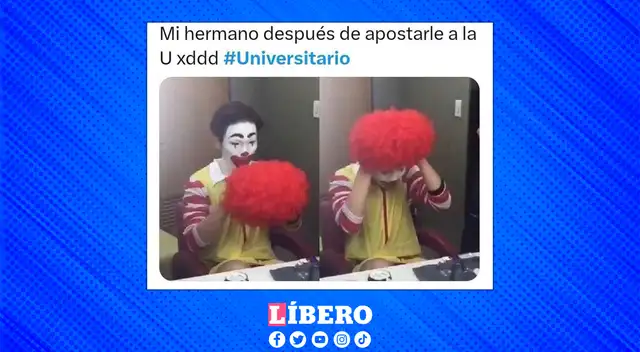 Los memes de la derrota de la Universitario desataron miles de carcajadas. Los memes de la derrota de la Universitario desataron miles de carcajadas.