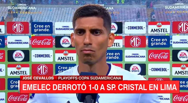 José Cevallos habló tras la victoria de Sporting Cristal José Cevallos habló tras la victoria de Sporting Cristal