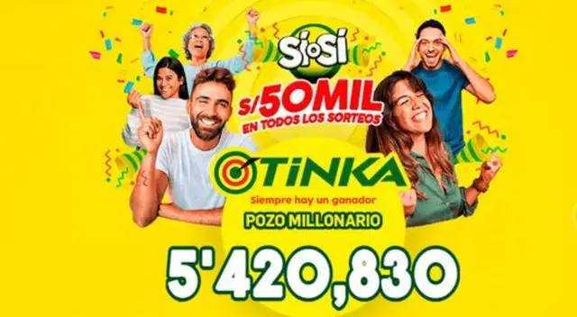 La Tinka HOY 12 de julio: resultados del sorteo en vivo