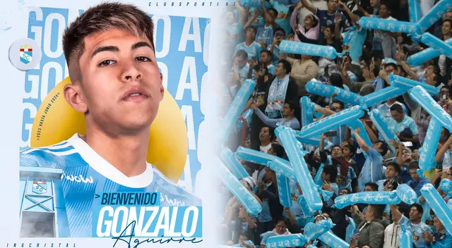 Sporting Cristal anunció fichaje de Gonzalo Aguirre hasta junio del 2024 Sporting Cristal anunció fichaje de Gonzalo Aguirre hasta junio del 2024
