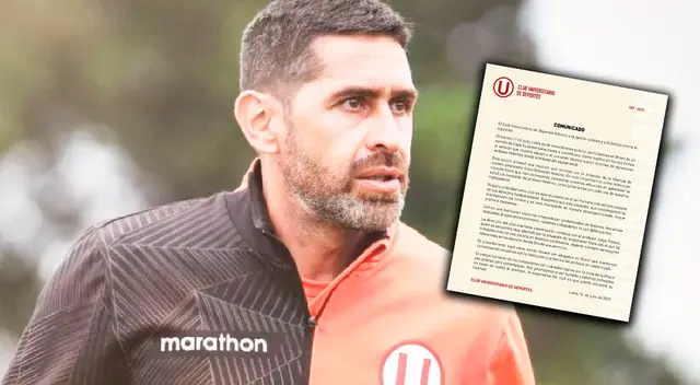 Universitario se pronunció sobre la situación de Sebastián Avellino.