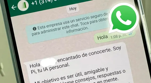 Pasos para conversar con Pi, la nueva inteligencia artificial de WhatsApp en diferentes idiomas.