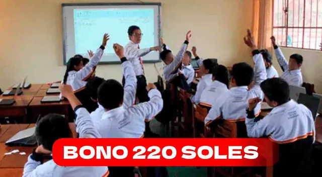 Bono S/220 será entregado en el mes de setiembre a profesores y auxiliares. Bono S/220 será entregado en el mes de setiembre a profesores y auxiliares.