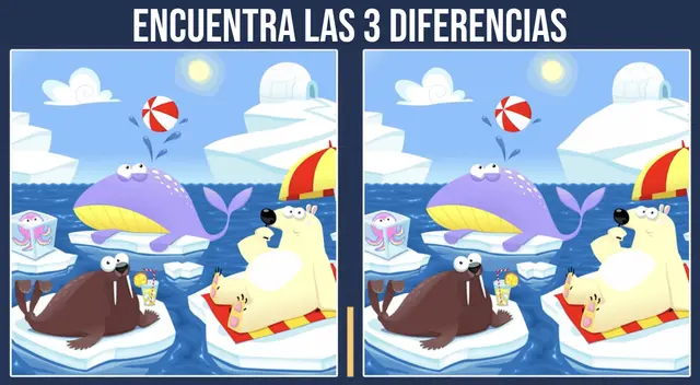 Reta a tu mente y encuentra los cambios en las imágenes.