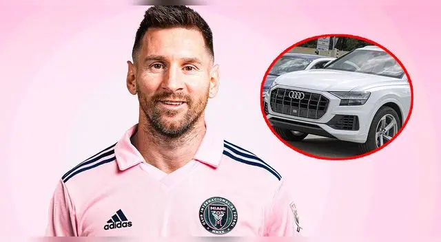 Lionel Messi maneja un lujoso auto tras firmar por Inter Miami.