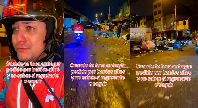 Un repartidor de delivery vivió uno de sus momentos más intensos tras visitar Barrios Altos. Un repartidor de delivery vivió uno de sus momentos más intensos tras visitar Barrios Altos.