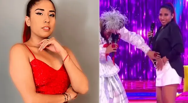 Azucena anuncia su embarazo con 8 meses de gestación en el Reventonazo de la Chola