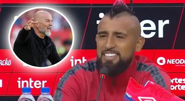 Vidal arremetió contra Sampaoli y se mostró feliz de no compartir más con él