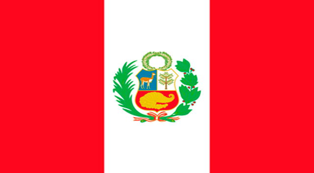 bandera del perú