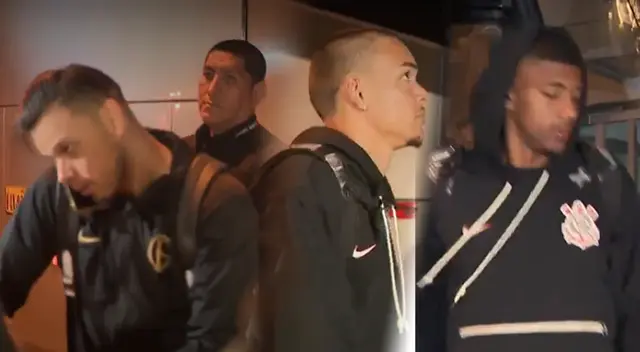 Así fue la llegada de Corinthians a Lima.