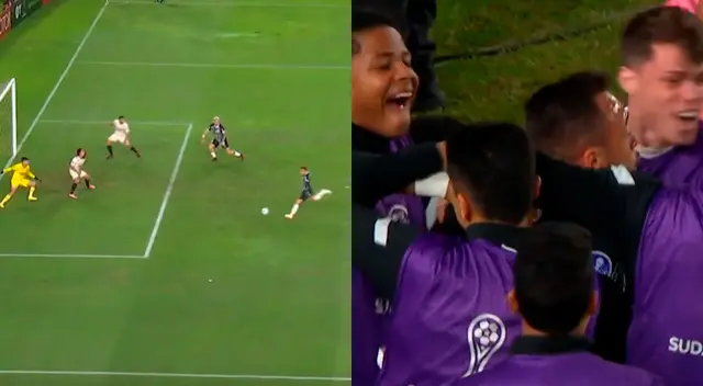 Así fue el gol de Maycon para el 1-0 de Universitario.