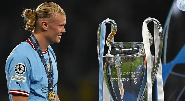 Erling Haaland fue el goleador de la Champions League 2022-23