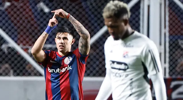 Adam Bareiro firmó un doblete ante Independiente Medellín.