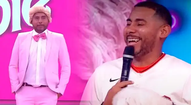 Abel Lobatón decidió vestirse como 'Ken peruano', pero terminó troleado EN VIVO por sus amigos futbolistas.