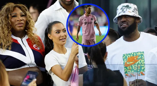 Algunas de las celebridades presentes en el debut de Lionel Messi en el Inter de Miami.
