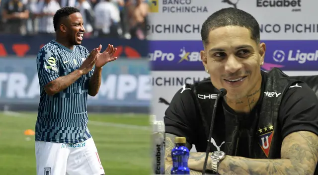 Jefferson Farfán no ocultó su sentir al ver a Paolo Guerrero en LDU