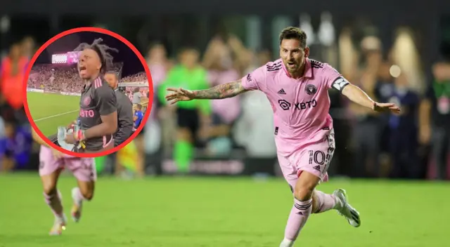El popular creador de contenido se emocionó más de la cuenta con el gol de Messi en su debut con Inter Miami.