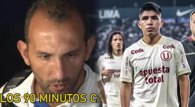 Hernán Barcos señaló que los jugadores de la 'U' se tiraron todo el clásico