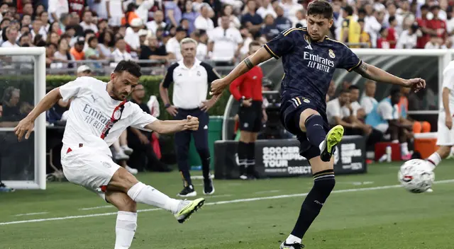 Real Madrid vs. AC Milan: resumen y goles del partido.
