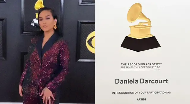 Daniela estuvo presente en la famosa premiación.