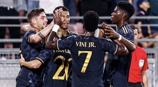 Real Madrid le ganó a Milan por 3-2.
