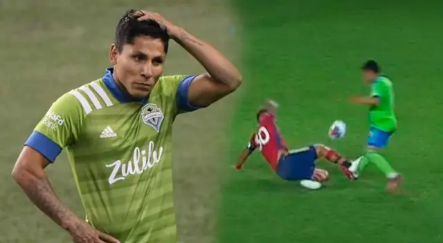 Raúl Ruidíaz recibió terrible falta que lo pudo lesionar y alejar de las canchas