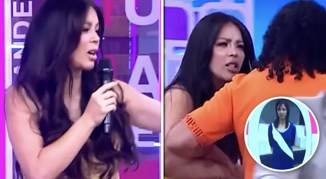 La influencer tuvo una inesperada reacción al ver su foto del pasado.