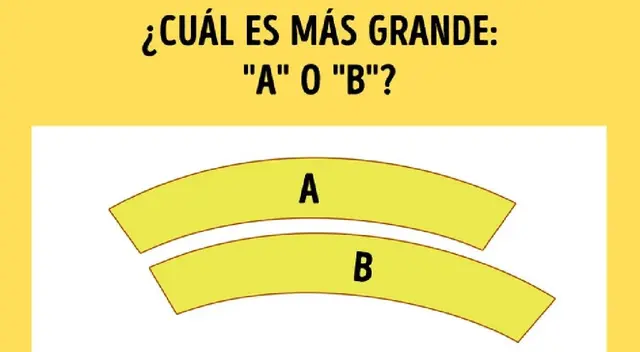 Analiza cada detalle y encuentra el cintillo que es más grande que el otro