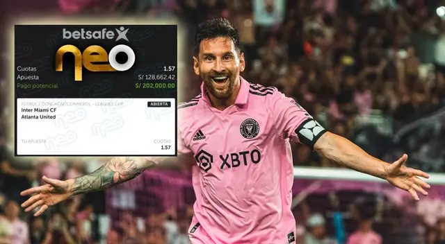 Si el Inter Miami de Messi se deja anotar un gol, peruano se llevaría billetón a su bolsillo.