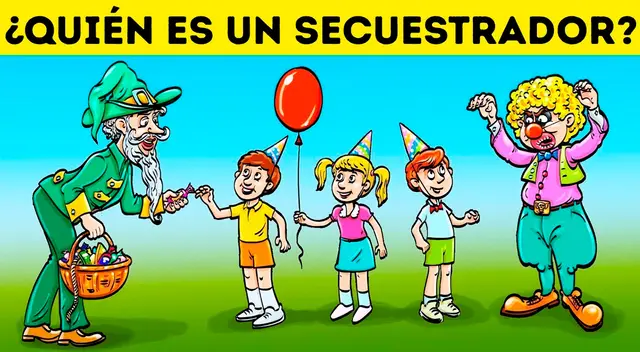 Ayuda a los niños a escapar del secuestrador en este nuevo acertijo.