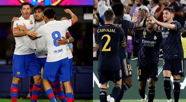 Barcelona y Real Madrid se enfrentan en Estados Unidos