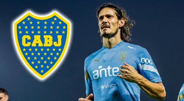 Edinson Cavani muy cerca de su llegada a Boca Juniors