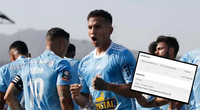 Sporting Cristal celebró el 5-0 ante Binacional por la Liga 1 del fútbol peruano.