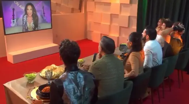 La actriz sorprendió a los participantes al ser la nueva invitada del programa este jueves. La actriz sorprendió a los participantes al ser la nueva invitada del programa este jueves.