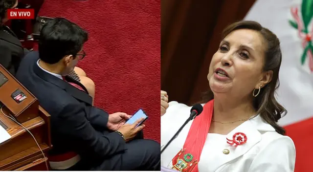 Dina Boluarte no captó toda la atención de los congresistas en su mensaje Dina Boluarte no captó toda la atención de los congresistas en su mensaje