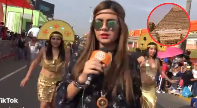 Una reportera es tendencia al confundir la Cultura Chimú con Egipto y es tendencia.