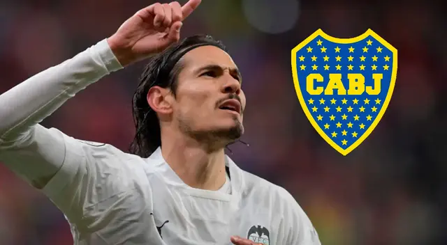 Edinson Cavani llegará a Boca Juniors esta temporada.