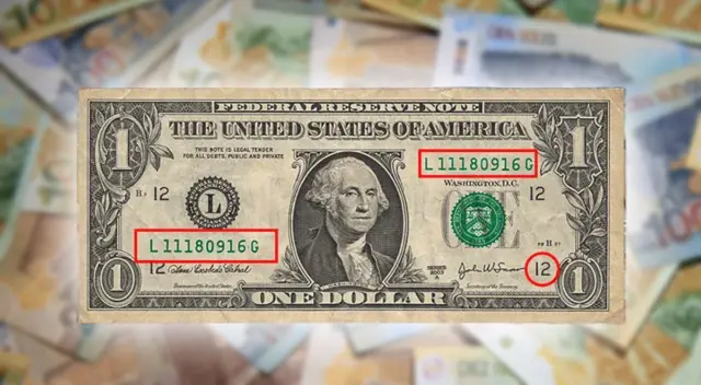 Conoce cuál es el billete de un dólar que los coleccionistas pagan más de 21 mil soles.