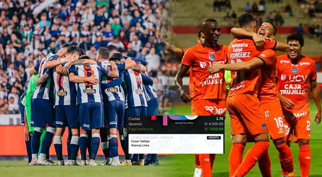 Un hincha peruano realizó una apuesta deportiva al partido de Alianza Lima vs César Vallejo por la fecha 6 del Torneo Clausura 2023.