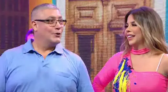 El papá de Gabriela Serpa visitó por primera vez el set de "JB en ATV"