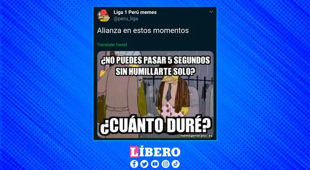 Los memes sobre la caída de Alianza se viralizaron en redes.