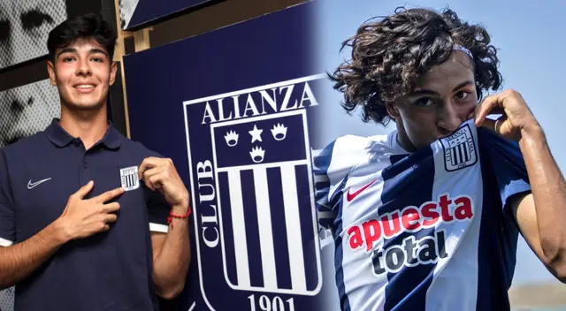 Enzo Borletti y Bassco Soyer debutaron con Alianza Lima