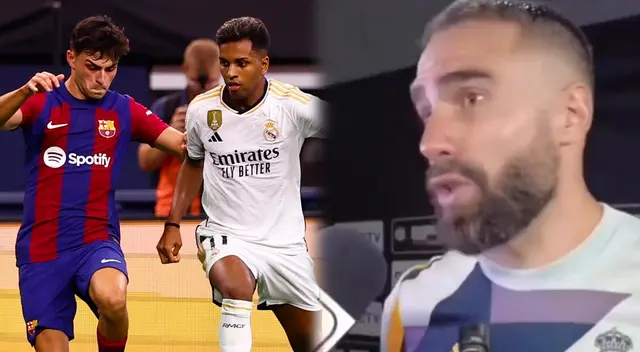 Dani Carvajal no calló de cara a los próximos partidos ante Barcelona