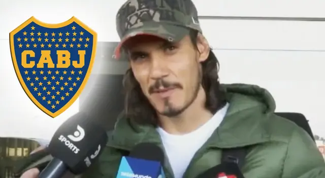 Edinson Cavani se pronunció tras ser oficializado en Boca Juniors